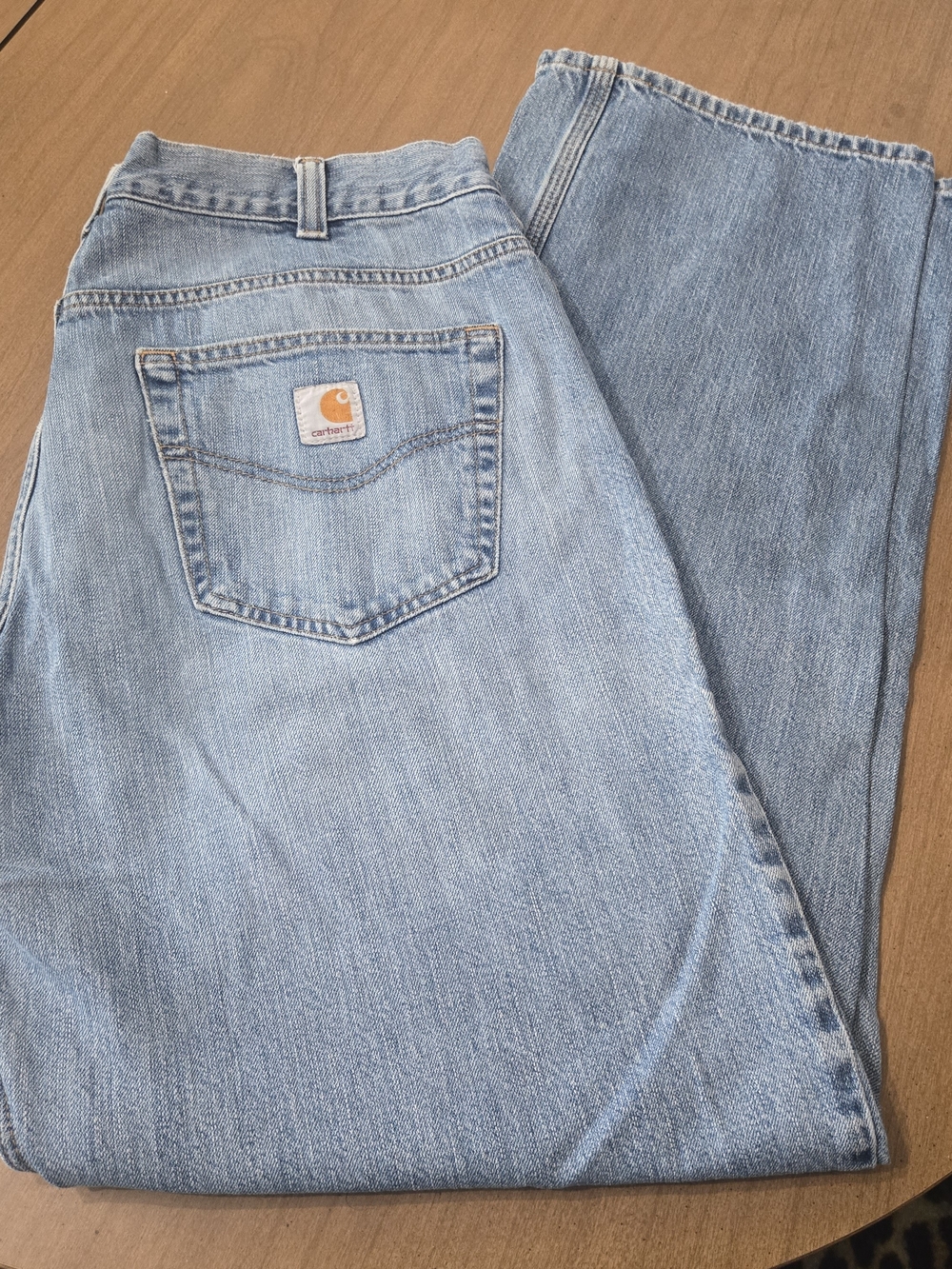 Carhartt Men's Light Blue Relaxed Fit Jeans